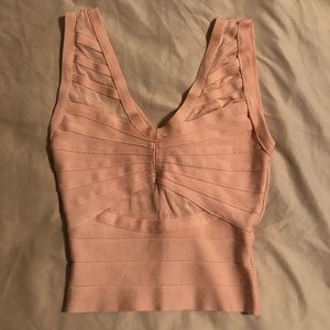 Pink crop too